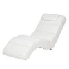 Fredriks Chaise Longue de Relaxation Califfo - Cuir Synthétique Confortable et Élégante -Pas Cher Fauteuils Magasin califfo relaxsessel kunstleder weiss 1304123