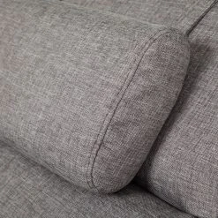 Chaise Longue de Relaxation Califfo en Tissu Gris - Confort Premium | Fredriks -Pas Cher Fauteuils Magasin califfo relaxsessel strukturstoff grau 1304134