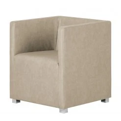 Mooved Fauteuil cocktail Carmen - Gris minéral | Fauteuil 1 place élégant et confortable