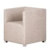 Fauteuil cocktail Carmen Beige - Mooved - Confort élégant pour votre salon -Pas Cher Fauteuils Magasin cocktailsessel carmen strukturstoff beige 3386025