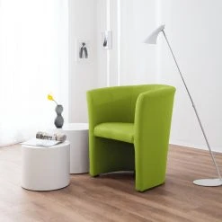 Fauteuil cocktail Sinclair Mooved - Design moderne en imitation cuir - Confort maximal -Pas Cher Fauteuils Magasin cocktailsessel sinclair kunstleder apfelgruen 5141456