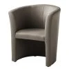 Mooved Fauteuil cocktail Sinclair - Imitation cuir Noir | Confort élégant pour salon -Pas Cher Fauteuils Magasin cocktailsessel sinclair kunstleder schlamm 5141324