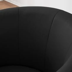 Fauteuil cocktail Sinclair en imitation cuir - Confort et élégance signés mooved -Pas Cher Fauteuils Magasin cocktailsessel sinclair kunstleder schwarz 5141448