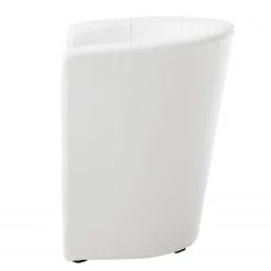 Fauteuil cocktail Sinclair - Imitation cuir | Mooved | Design moderne et confortable -Pas Cher Fauteuils Magasin cocktailsessel sinclair kunstleder weiss 5141360