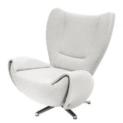 Tom Tailor Fauteuil Pivotant Tom - Crème | Fauteuil 1 place élégant et confortable