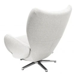 Tom Tailor Fauteuil Pivotant Tom - Crème | Fauteuil 1 place élégant et confortable -Pas Cher Fauteuils Magasin designersessel tom webstoff creme 1037414