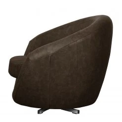 Fredriks Fauteuil pivotant Marvin - Fauteuil 1 place en Marron foncé -Pas Cher Fauteuils Magasin drehsessel marvin antiklederoptik dunkelbraun 1773426