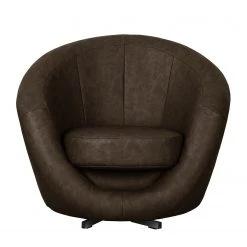 Fredriks Fauteuil pivotant Marvin - Fauteuil 1 place en Marron foncé -Pas Cher Fauteuils Magasin drehsessel marvin antiklederoptik dunkelbraun 1773442