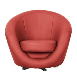 Fredriks Fauteuil pivotant Marvin - Rouge | Confort et Style -Pas Cher Fauteuils Magasin drehsessel marvin kunstleder rot 1770510