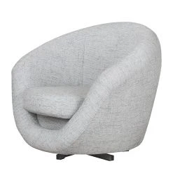 Fauteuil pivotant Marvin Argenté Fredriks - Design moderne et confortable