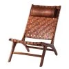 Fauteuil Bourbourg II Marron Vintage - Eva Padberg Collection -Pas Cher Fauteuils Magasin esszimmerstuhl pilliga echtleder teak massiv 4697448