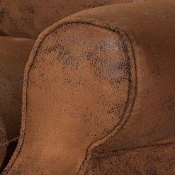 Fauteuil bergère Naru en imitation cuir vieilli marron - Ars Manufacti - Confort et élégance -Pas Cher Fauteuils Magasin europa traiding 2013 10 21 1 288132