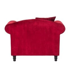 Jack & Alice Fauteuil York - Rouge | Fauteuil 1 place design et confortable -Pas Cher Fauteuils Magasin europa traiding 2013 10 21 1 288690
