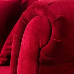 Jack & Alice Fauteuil York - Rouge | Fauteuil 1 place design et confortable -Pas Cher Fauteuils Magasin europa traiding 2013 10 21 1 288691