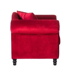 Jack & Alice Fauteuil York - Rouge | Fauteuil 1 place design et confortable -Pas Cher Fauteuils Magasin europa traiding 2013 10 21 1 288693