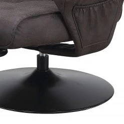 Modoform Fauteuil de Relaxation De Witt en Microfibre Gris Marron -Pas Cher Fauteuils Magasin femo partnertage 2017 01 02 2017 4399840