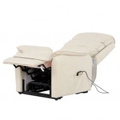 Modoform Fauteuil TV Charly - Imitation Cuir Crème | Confort Premium | Fauteuil Relax -Pas Cher Fauteuils Magasin fernsehsessel charly mit aufstehfunktion kunstleder creme 939070
