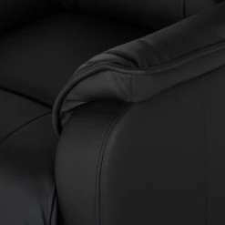 Modoform Fauteuil TV Charly - Imitation cuir noir - Confort et élégance pour votre salon -Pas Cher Fauteuils Magasin fernsehsessel charly mit aufstehfunktion kunstleder schwarz 3203785