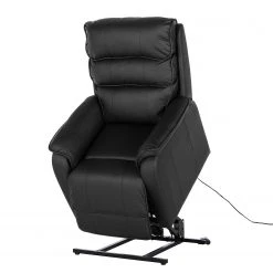 Modoform Fauteuil TV Charly - Imitation cuir noir - Confort et élégance pour votre salon -Pas Cher Fauteuils Magasin fernsehsessel charly mit aufstehfunktion kunstleder schwarz 3203805