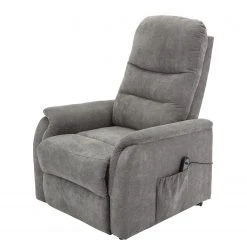 Modoform Fauteuil TV Coroma - Microfibre Grise - Confort et Style pour Votre Salon