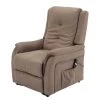 Modoform Fauteuil TV Crespo en Microfibre Marron Clair - Confort et Élégance -Pas Cher Fauteuils Magasin fernsehsessel crespo microfaser hellbraun 5122784