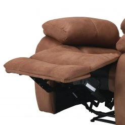 Fauteuil TV Relax Modoform en Microfibre Marron Clair - Confort Ultime pour Votre Salon -Pas Cher Fauteuils Magasin fernsehsessel hankey mit relaxfunktion microfaser hellbraun 3861148