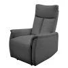 Modoform Fauteuil TV Tarata - Fauteuil relax en imitation cuir gris foncé -Pas Cher Fauteuils Magasin fernsehsessel tarata kunstleder dunkelgrau 5122016