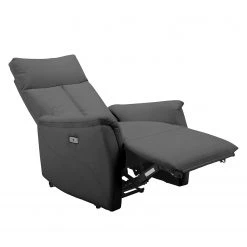 Modoform Fauteuil TV Tarata - Fauteuil relax en imitation cuir gris foncé -Pas Cher Fauteuils Magasin fernsehsessel tarata kunstleder dunkelgrau 5122028