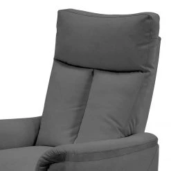 Modoform Fauteuil TV Tarata - Fauteuil relax en imitation cuir gris foncé -Pas Cher Fauteuils Magasin fernsehsessel tarata kunstleder dunkelgrau 5122032
