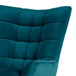 Fredriks Fauteuil Chassy Microfibre Bleu Pétrole avec Repose-Pieds - Confort Premium - Fauteuil 1 Place -Pas Cher Fauteuils Magasin gutmann 20 07 16 4106136