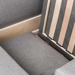 Fauteuil Convertible Latina IV - Tissu Doran Gris | Confort et Style | Mooved -Pas Cher Fauteuils Magasin latte 80 durando 21 grau 470218