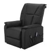 Modoform Fauteuil Massant Cubillo en Cuir Véritable Noir - Confort et Élégance -Pas Cher Fauteuils Magasin massagesessel cubillo echtleder schwarz 4146608