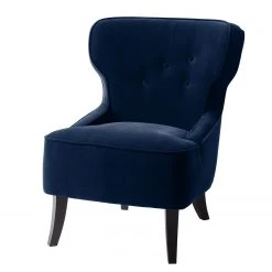 Maison Belfort Fauteuil à oreilles Audrey en Velours - Confort et Élégance