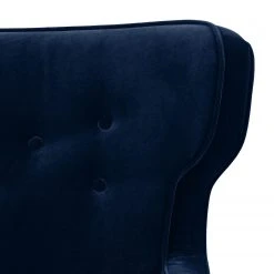 Maison Belfort Fauteuil à oreilles Audrey en Velours - Confort et Élégance -Pas Cher Fauteuils Magasin ohrensessel audrey samt dunkelblau 4951128