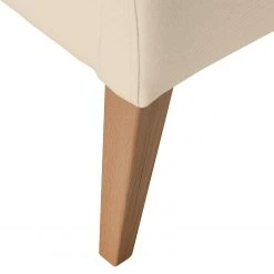 Mørteens Fauteuil à oreilles Bucoli - Ecru avec repose-pieds - Confort et Élégance -Pas Cher Fauteuils Magasin ohrensessel bucoli strukturstoff mit hocker ecru 4621704