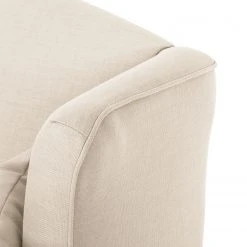 Fauteuil à oreilles Colmar - Tissu Maka Beige avec repose-pieds | Maison Belfort -Pas Cher Fauteuils Magasin ohrensessel colmar webstoff mit hocker stoff maka beige 4827312