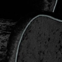 Fauteuil à oreilles Humphrey en velours gris - Confort et élégance | Red Living -Pas Cher Fauteuils Magasin ohrensessel humphrey samtstoff schwarz 382885