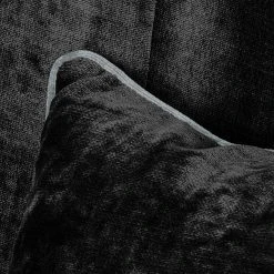 Fauteuil à oreilles Humphrey en velours gris - Confort et élégance | Red Living -Pas Cher Fauteuils Magasin ohrensessel humphrey samtstoff schwarz 382886