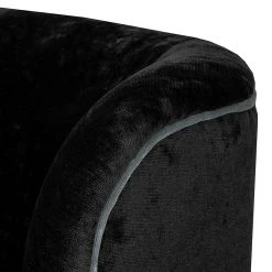 Fauteuil à oreilles Humphrey en velours gris - Confort et élégance | Red Living -Pas Cher Fauteuils Magasin ohrensessel humphrey samtstoff schwarz 382887