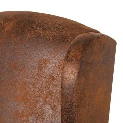 Red Living Fauteuil à oreilles Italo - Microfibre marron - Confort et Élégance -Pas Cher Fauteuils Magasin ohrensessel italo microfaser braun 253373