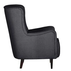 Mørteens Fauteuil à oreilles Josslyn - Fauteuil bergère élégant sans repose-pieds -Pas Cher Fauteuils Magasin ohrensessel josslyn webstoff dunkelgrau 464547