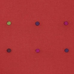 Fauteuil à oreilles Josslyn Mørteens - Tissu rouge avec repose-pieds - Confort et élégance -Pas Cher Fauteuils Magasin ohrensessel josslyn webstoff rot 453387