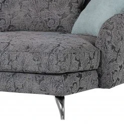 Velvet Studio Fauteuil à oreilles Leeman - Gris - Tissu structuré - Fauteuil bergère design -Pas Cher Fauteuils Magasin ohrensessel leeman strukturstoff grau 4697772