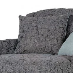 Velvet Studio Fauteuil à oreilles Leeman - Gris - Tissu structuré - Fauteuil bergère design -Pas Cher Fauteuils Magasin ohrensessel leeman strukturstoff grau 4697776