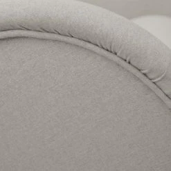 Mørteens Fauteuil Madame Lebon II en Tissu Gris fumé - Fauteuil bergère élégant -Pas Cher Fauteuils Magasin ohrensessel madame lebon iii webstoff rauchgrau 4263692