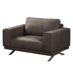 Fredriks Fauteuil Ramilia - Gris marron | Fauteuil 1 place design et confortable