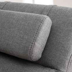 Chaise Longue de Relaxation Califfo en Tissu Gris - Confort Premium | Fredriks -Pas Cher Fauteuils Magasin relaxliege califfo strukturstoff grau 4760452