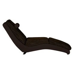 Chaise Longue de Relaxation Carson en Cuir Synthétique Mocca et Tissu Structuré Marron - Confort Ultime -Pas Cher Fauteuils Magasin relaxliege carson kunstleder mocca strukturstoff braun 459523
