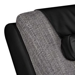 Re:concept Chaise Longue Carson - Cuir Synthétique Noir et Tissu Structuré Gris Clair | Chaises Relax -Pas Cher Fauteuils Magasin relaxliege carson kunstleder schwarz strukturstoff hellgrau 459478