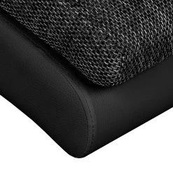 Chaise Longue de Relaxation Carson - Cuir Synthétique / Tissu Structuré Noir | Roomscape -Pas Cher Fauteuils Magasin relaxliege carson kunstleder strukturstoff schwarz 459506